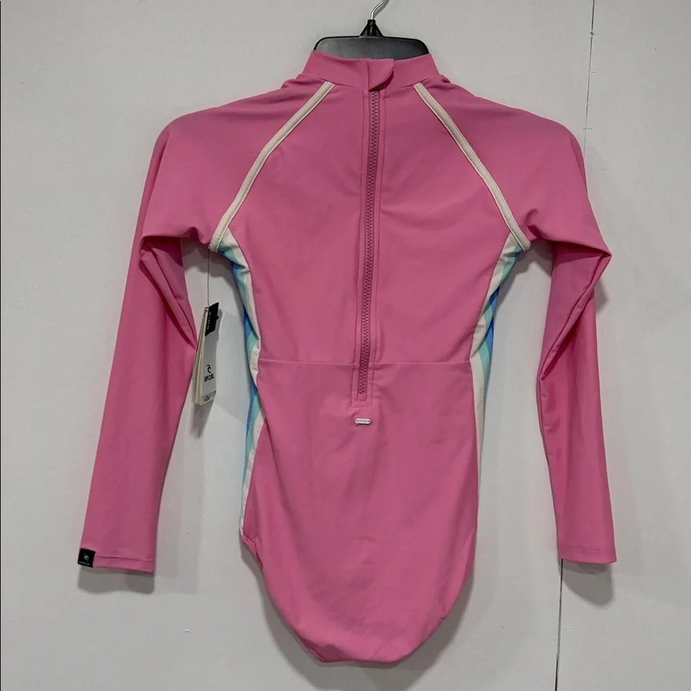 Rip Curl Kid Girls' Surf Revival Long Sleeve One Piece Surfsuit Size 12